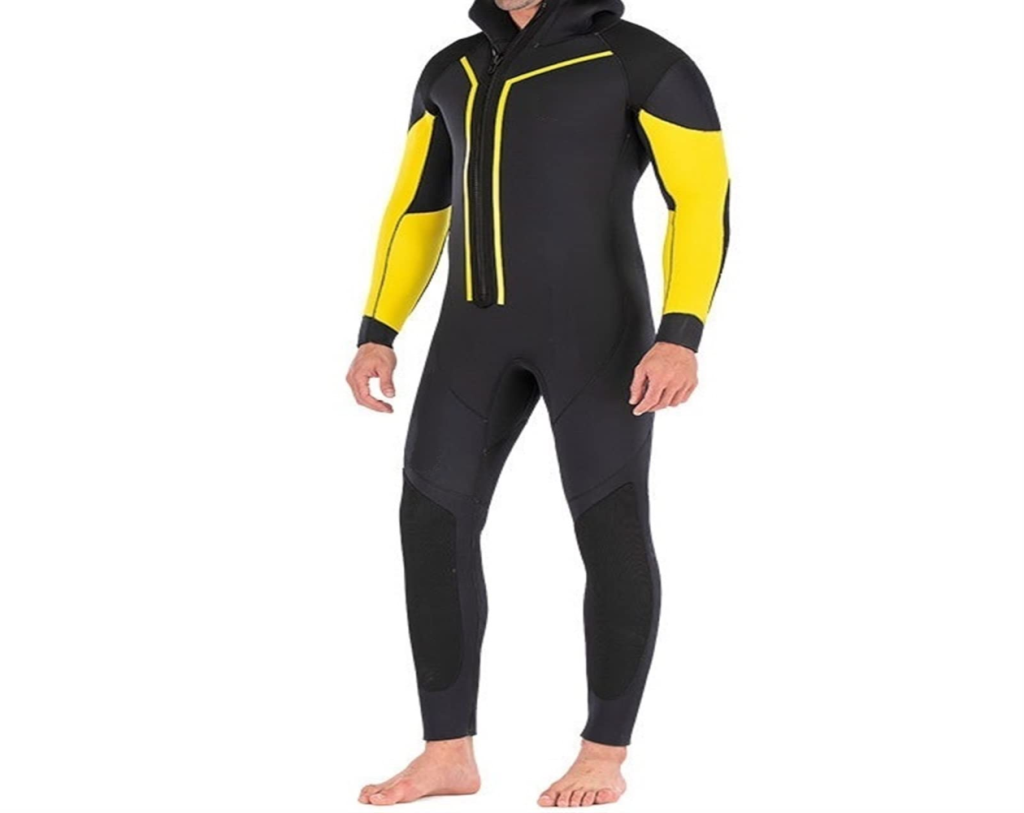 Open cell neoprene diving suit